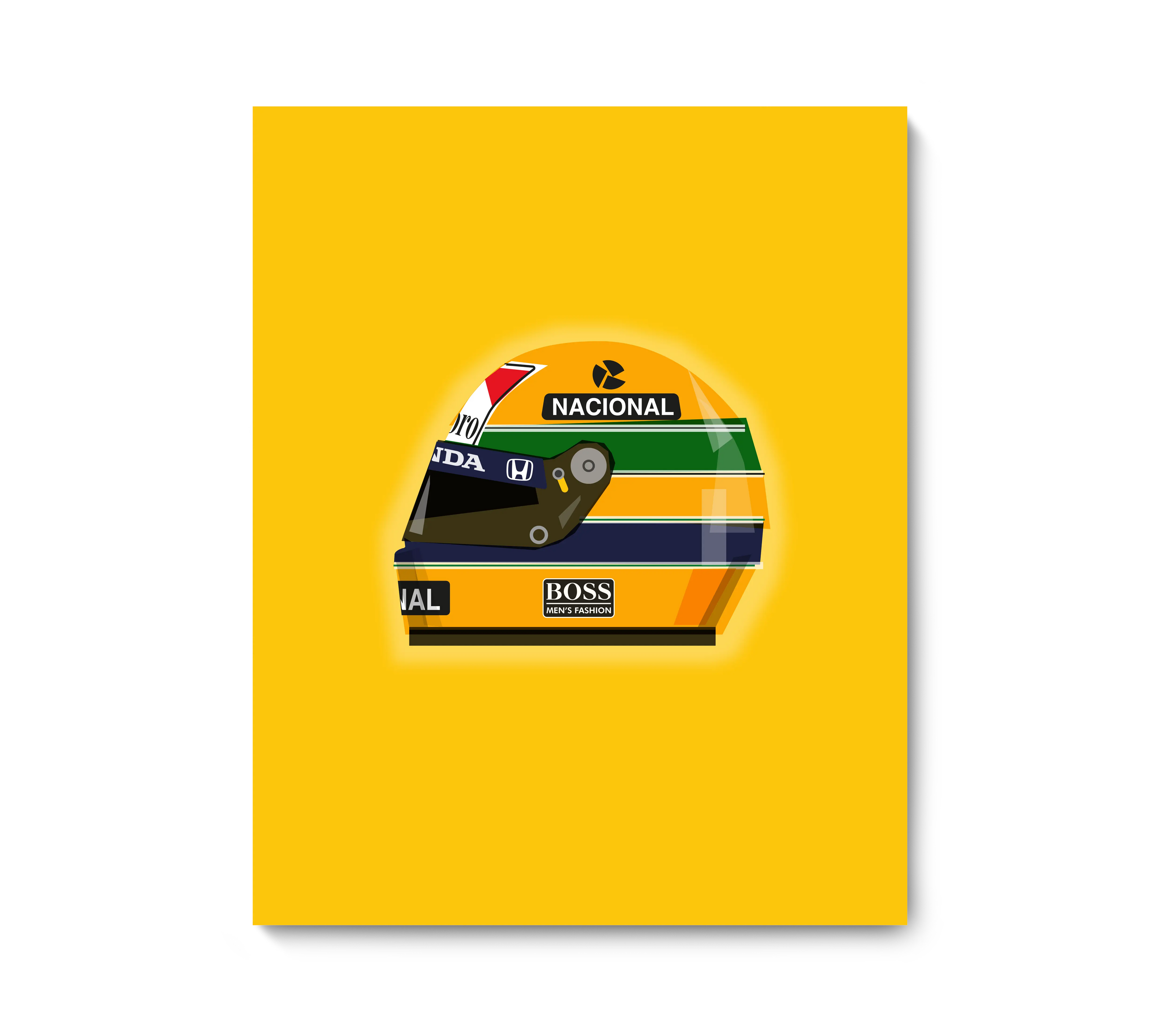 Ayrton Senna Plexiglass