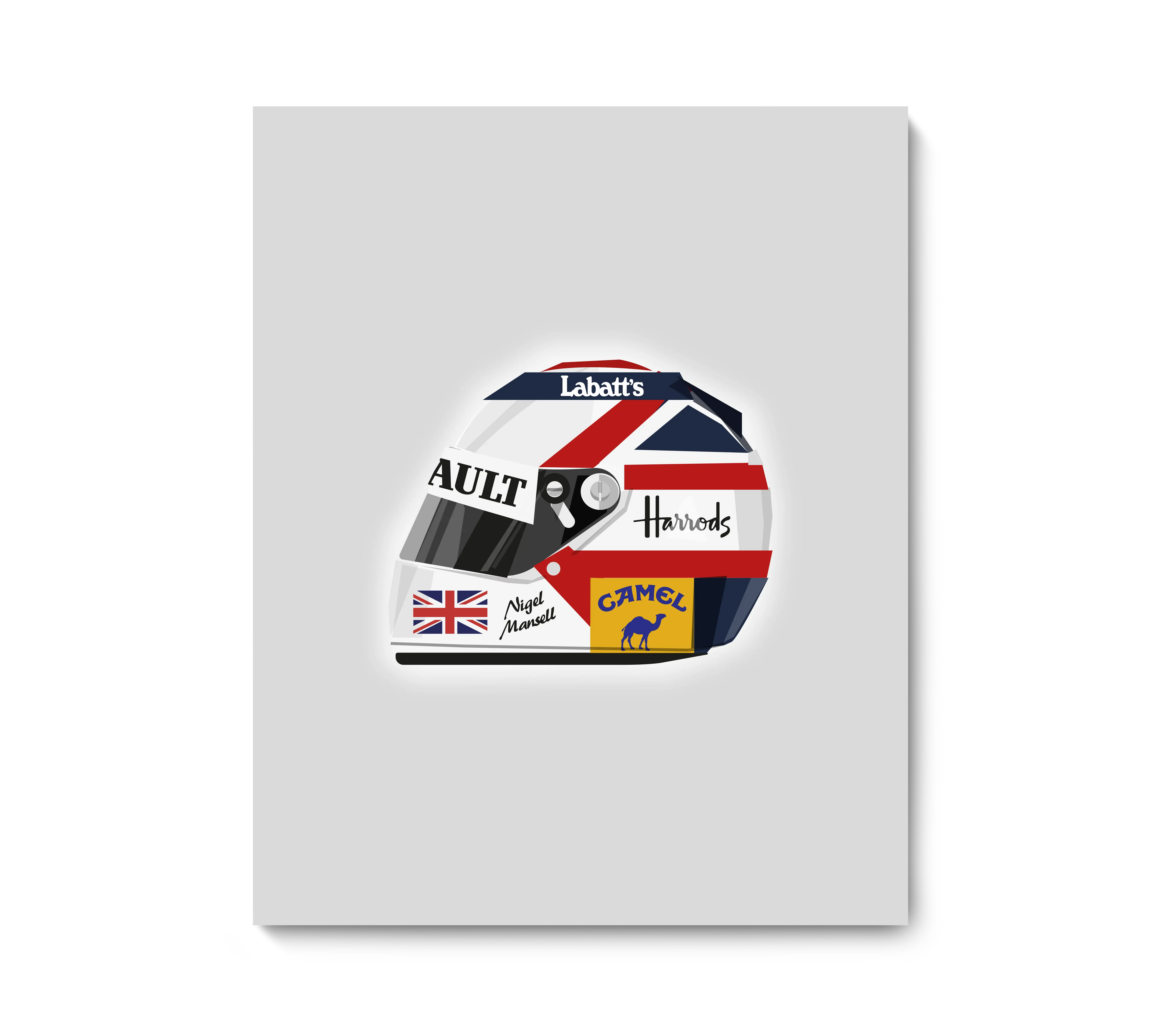 Nigel Mansell Plexiglass